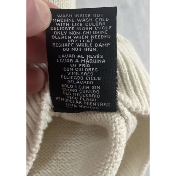 Superman Sweater Adult SZ Medium White Red Blue Knit Preppy America Mad Engine - Picture 10 of 11